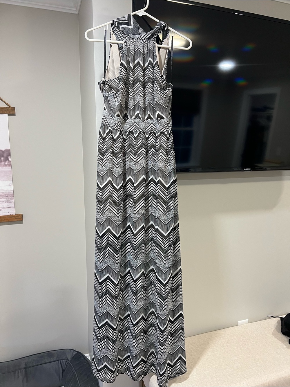 Chevron Maxi Dress